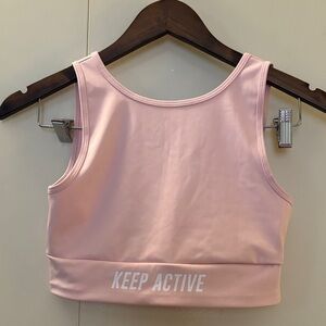 Zara Girl’s Light Pink Activewear Top 11/12